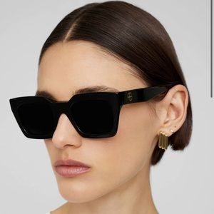 Anine Bing Indio Sunglasses in Black